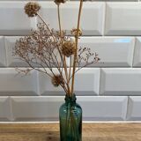 Petit flacon vintage bleu dark turquoise