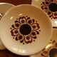 Lot of 10 vintage flat plates from the GIEN factory