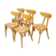 Set of 5 chairs bistro, 1970