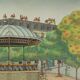 Bernard Vercruyce: The Park Kiosk, original signed lithograph