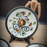 Set 4 plates Boch Argenteuil