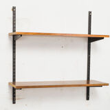 Vintage walnut shelving system from Sparrings, 1960s