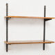 Vintage walnut shelving system from Sparrings, 1960s