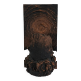 Brutalist ceramic wall sconce by Jouko Kytömaa | Finland | 1970s