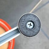 German Space Age swivel stool from the mid-century by Bremshey, Solingen, 1960s.