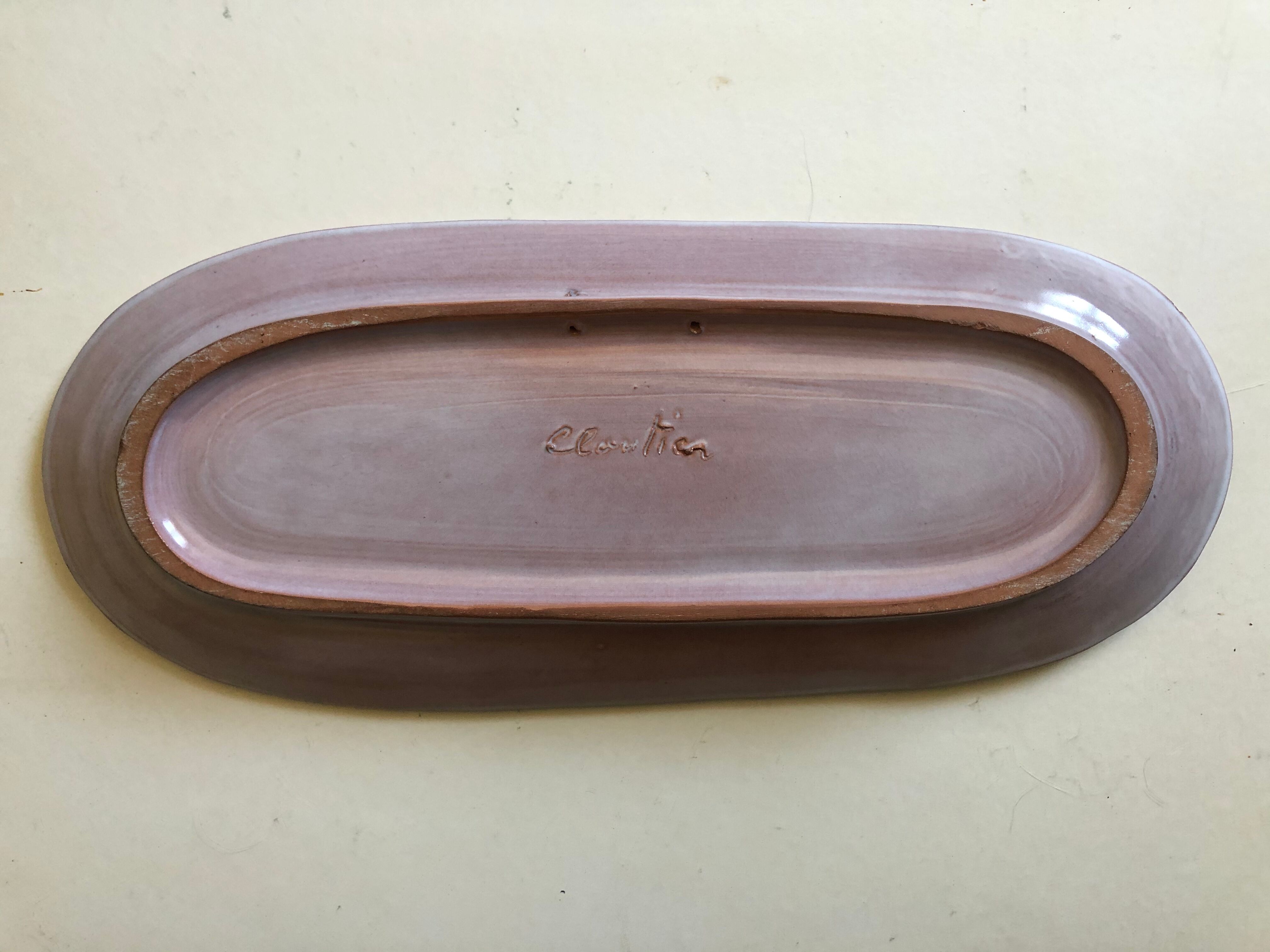 Vintage ceramic catchall from the Cloutier brothers - 1950