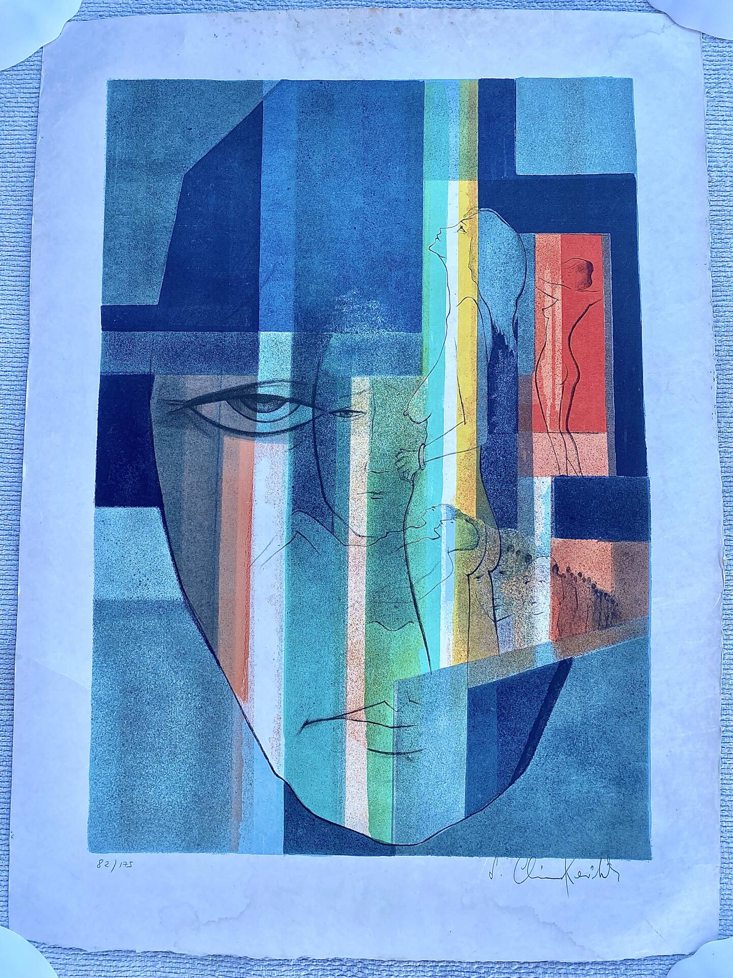 Sacha chimkevitch lithographie originale signée numérotée 82/175