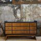 Commode pieds bateau