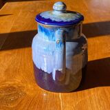 Teapot pitcher - old flamed stoneware