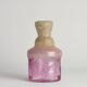 Unique Bubblegum Pink and Yellow Art Glass Vase by Milan Vobruba, Sweden 1980s
