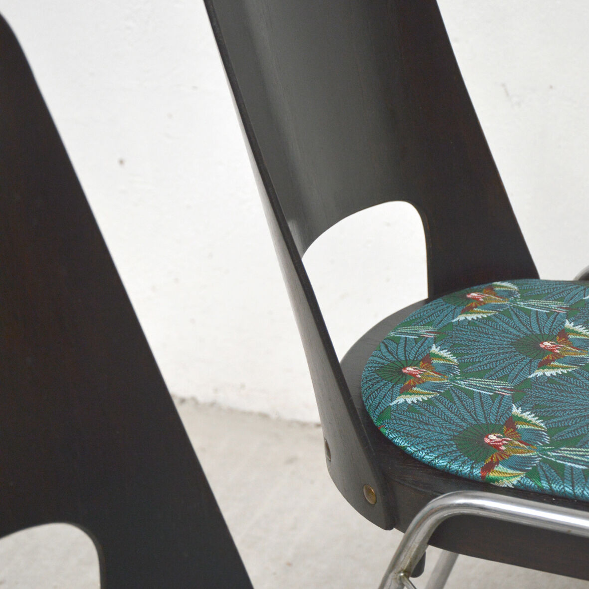 4 Baumann Tropical chairs, 1960