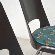 4 Baumann Tropical chairs, 1960