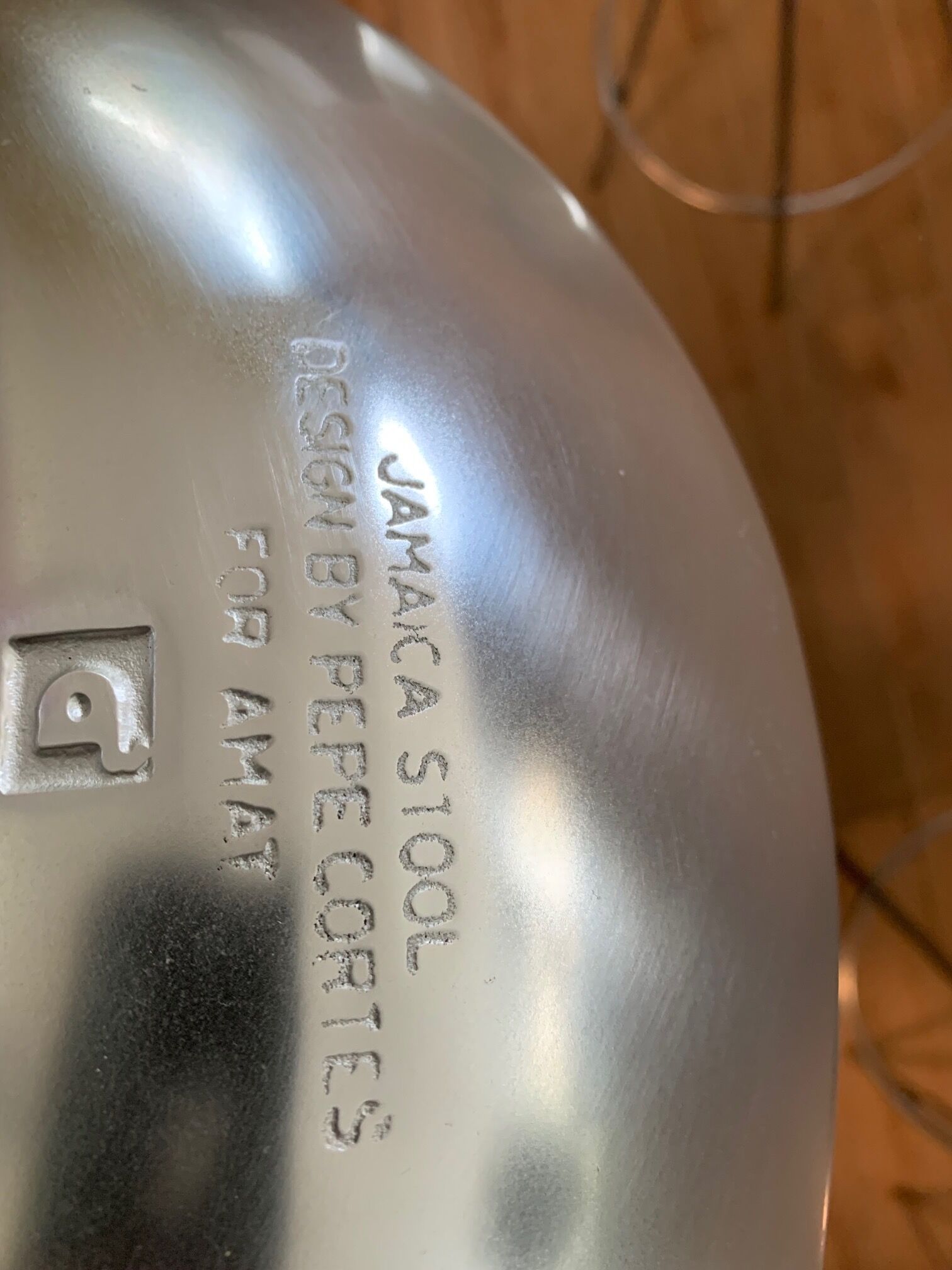 Set of 5 stools "Jamaica" by designer Pepe Cortes production Amat