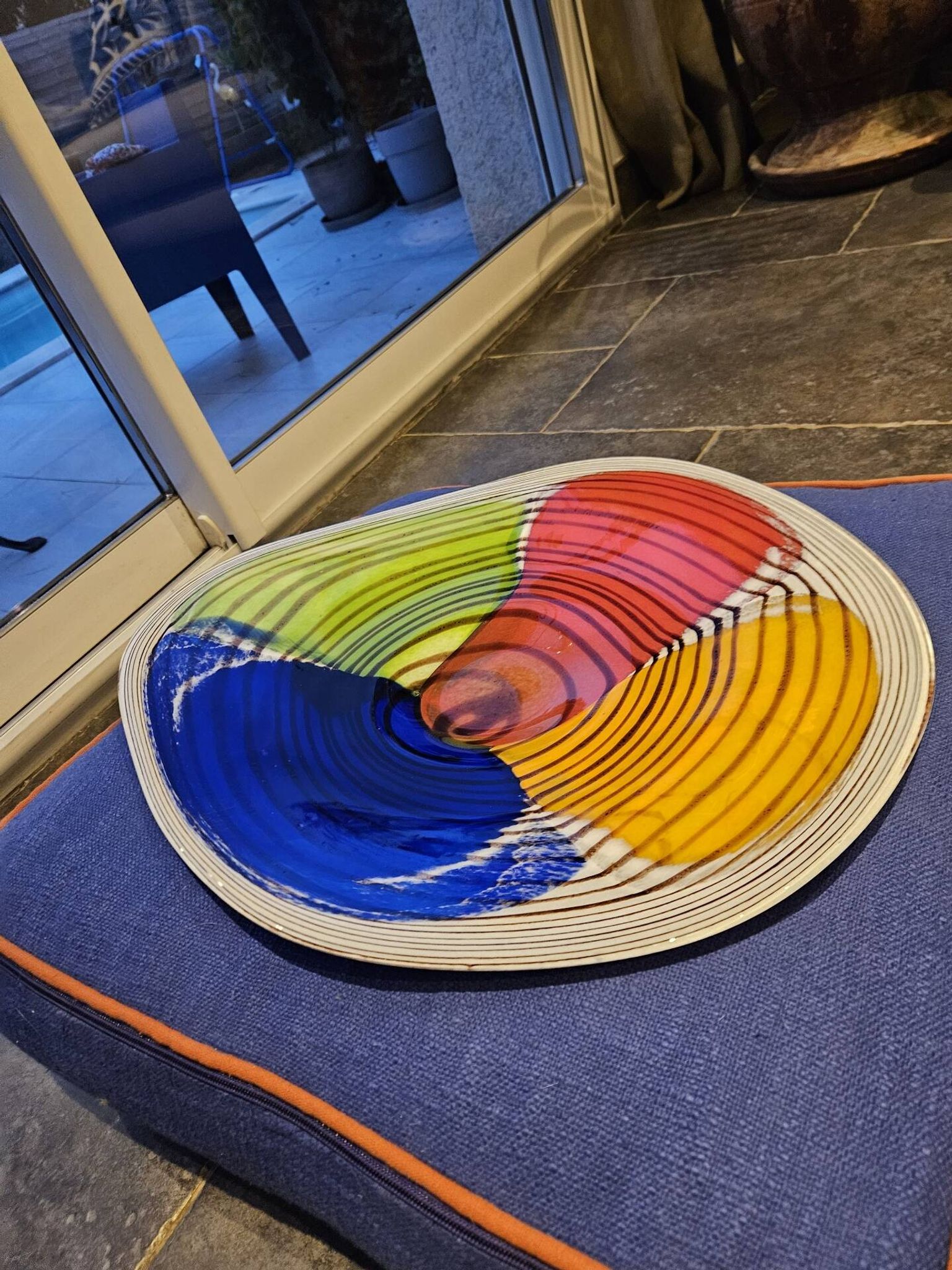 "Fused glass" artisan glassmaker
