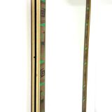 Mirror with a graphic decoration