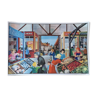Affiche scolaire pédagogique Ogé Hachette