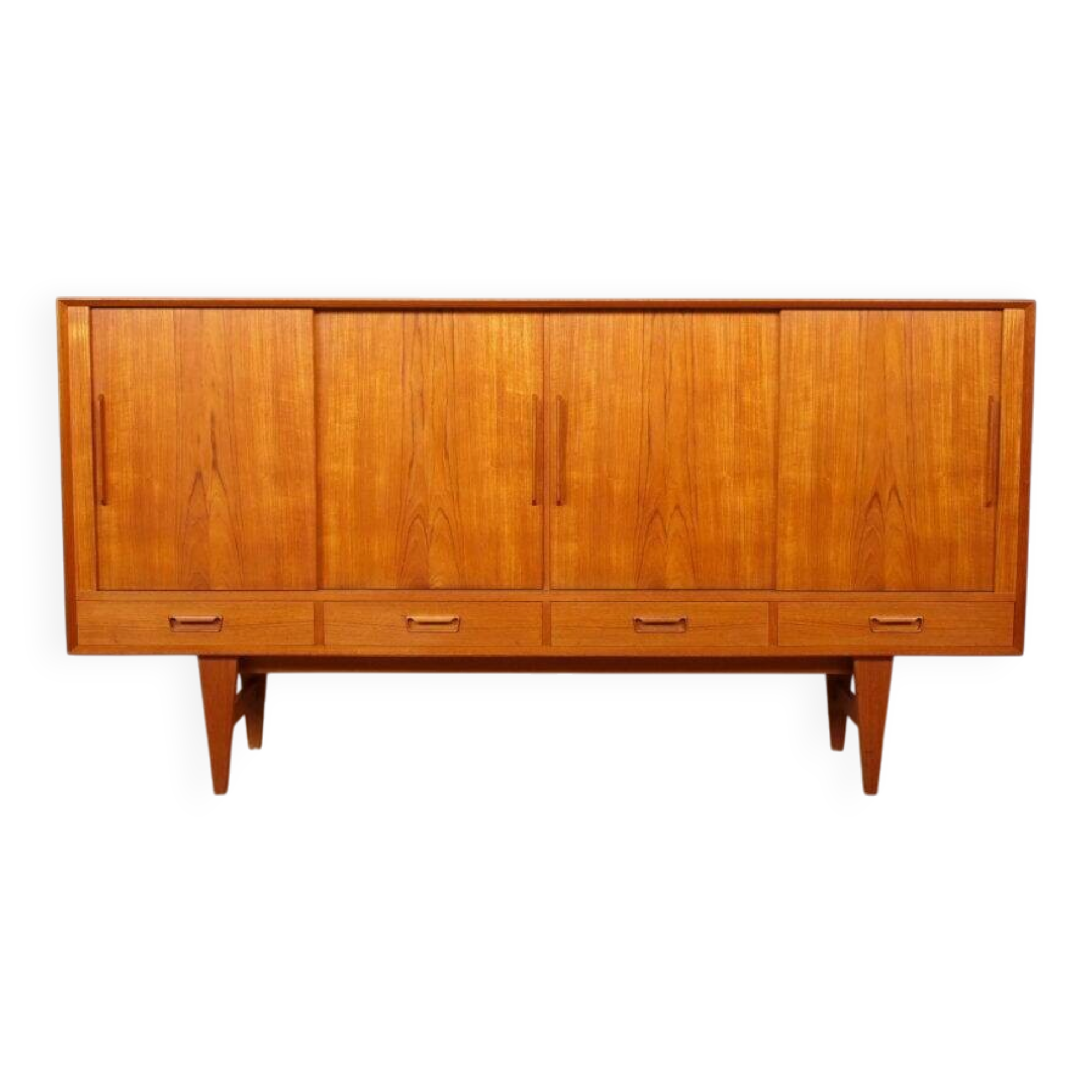 Enfilade danoise en teck, années 1960