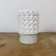 Lustre en porcelaine blanche vintage, années 1970