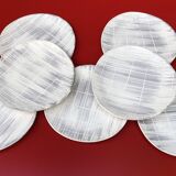 Assiettes Niderviller Voile