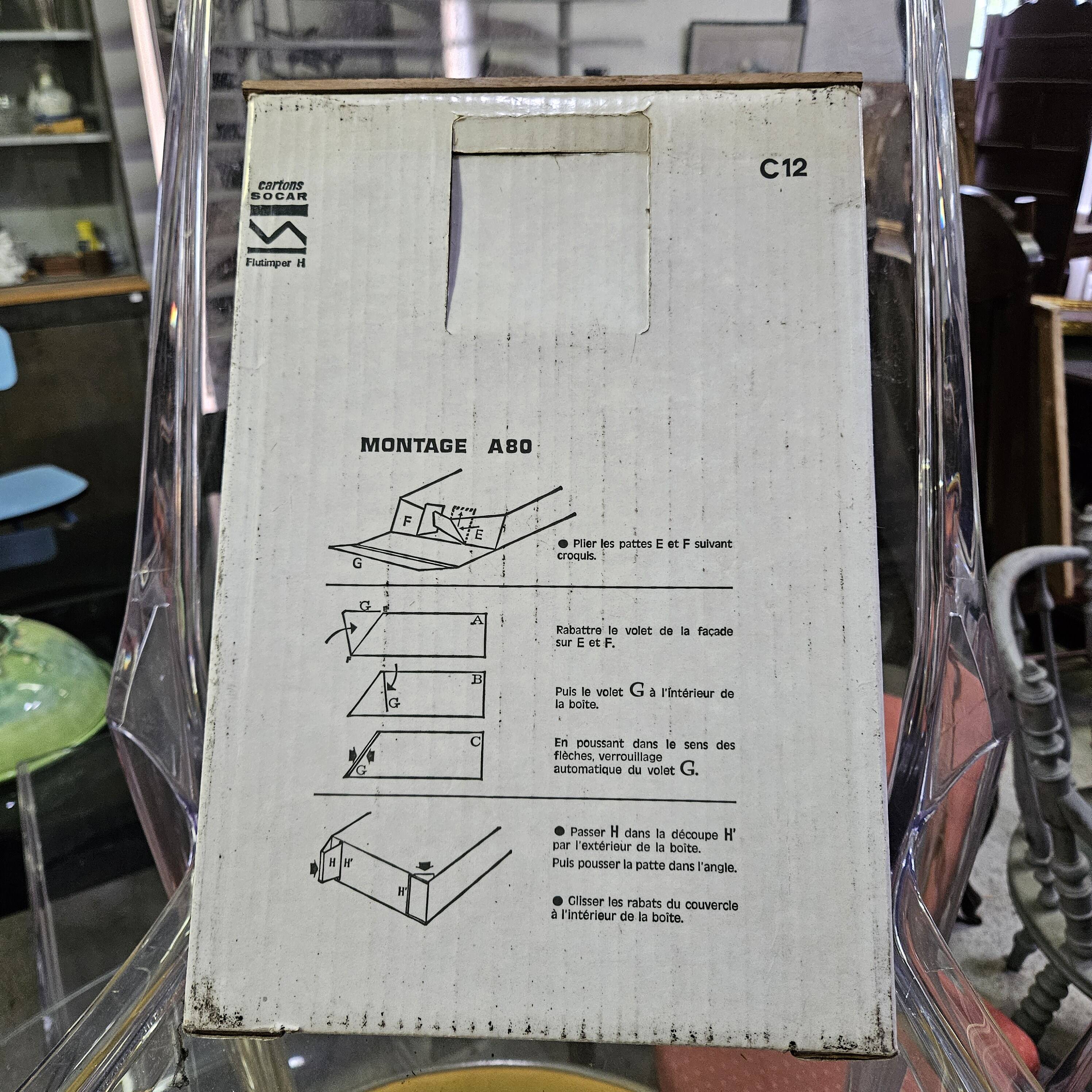 Clem industrial cabinet with 60 A4-sized drawers and riveted walnut fronts