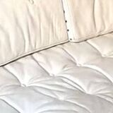 Tufted leather sofa, leather sofa