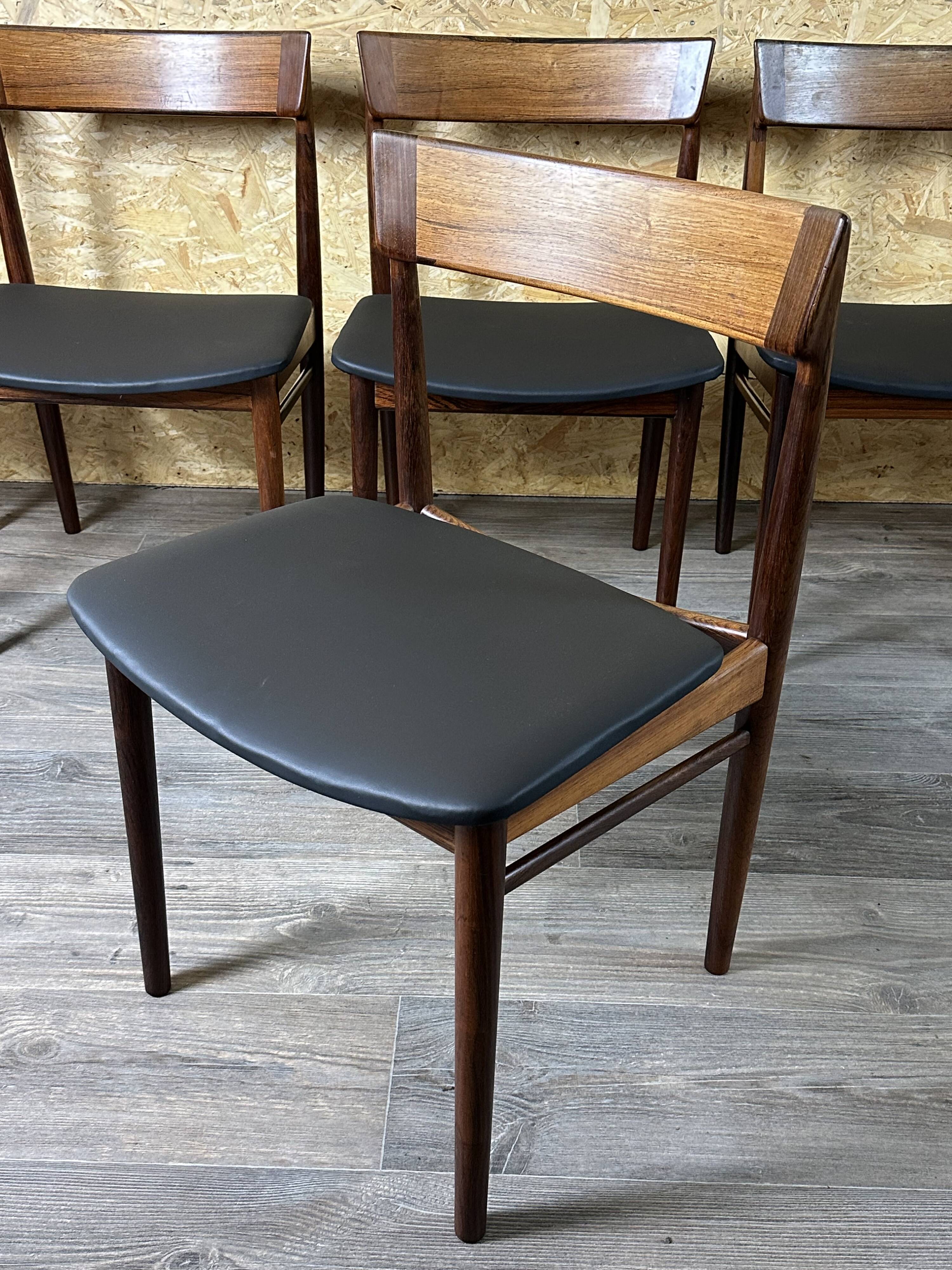 Set of 6 Henry Rosengren Hansen Model 39 Dining Chairs Rosewood