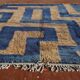 Moroccan blue and beige Berber rug 300x200 cm – handmade
