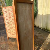 1930s shabby chic pink floral screen in original condition