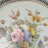 Old hand-painted metal top