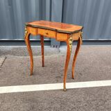 Old marquetry table Louis XV style