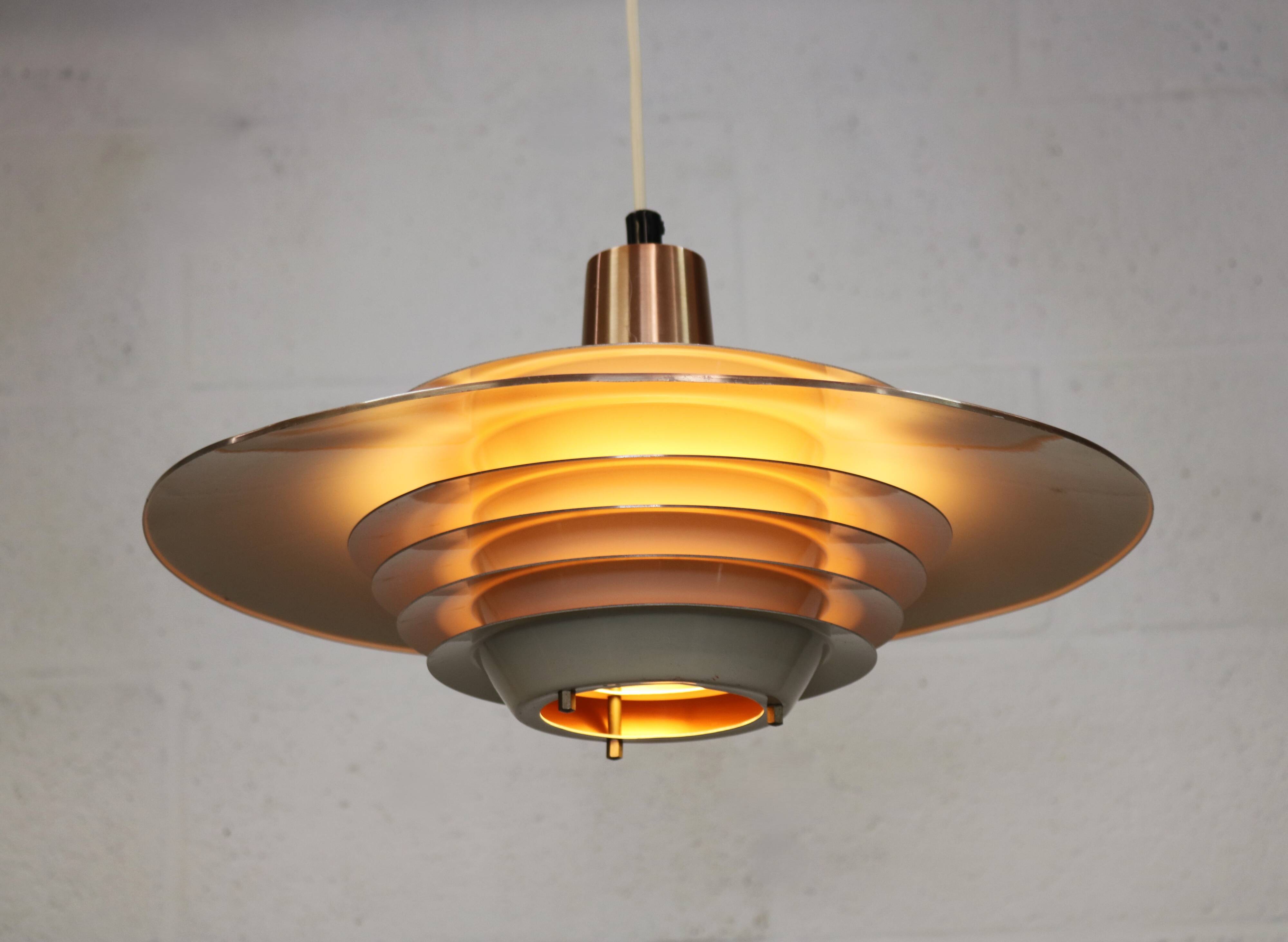 Very rare old Danish design lamp by Teknika model 410 - 60's