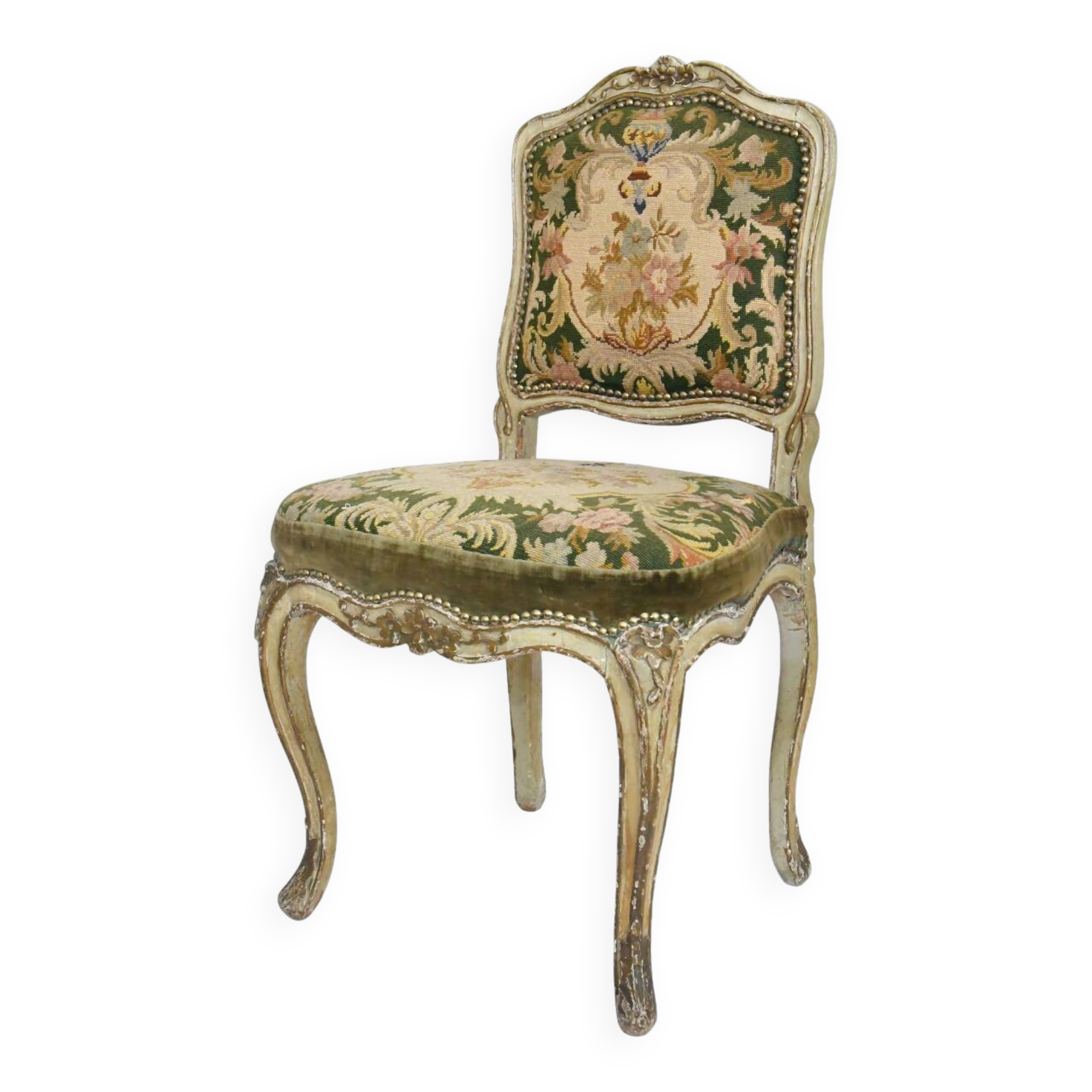 Louis XV period chair stamped by Claude-François DROUILLY