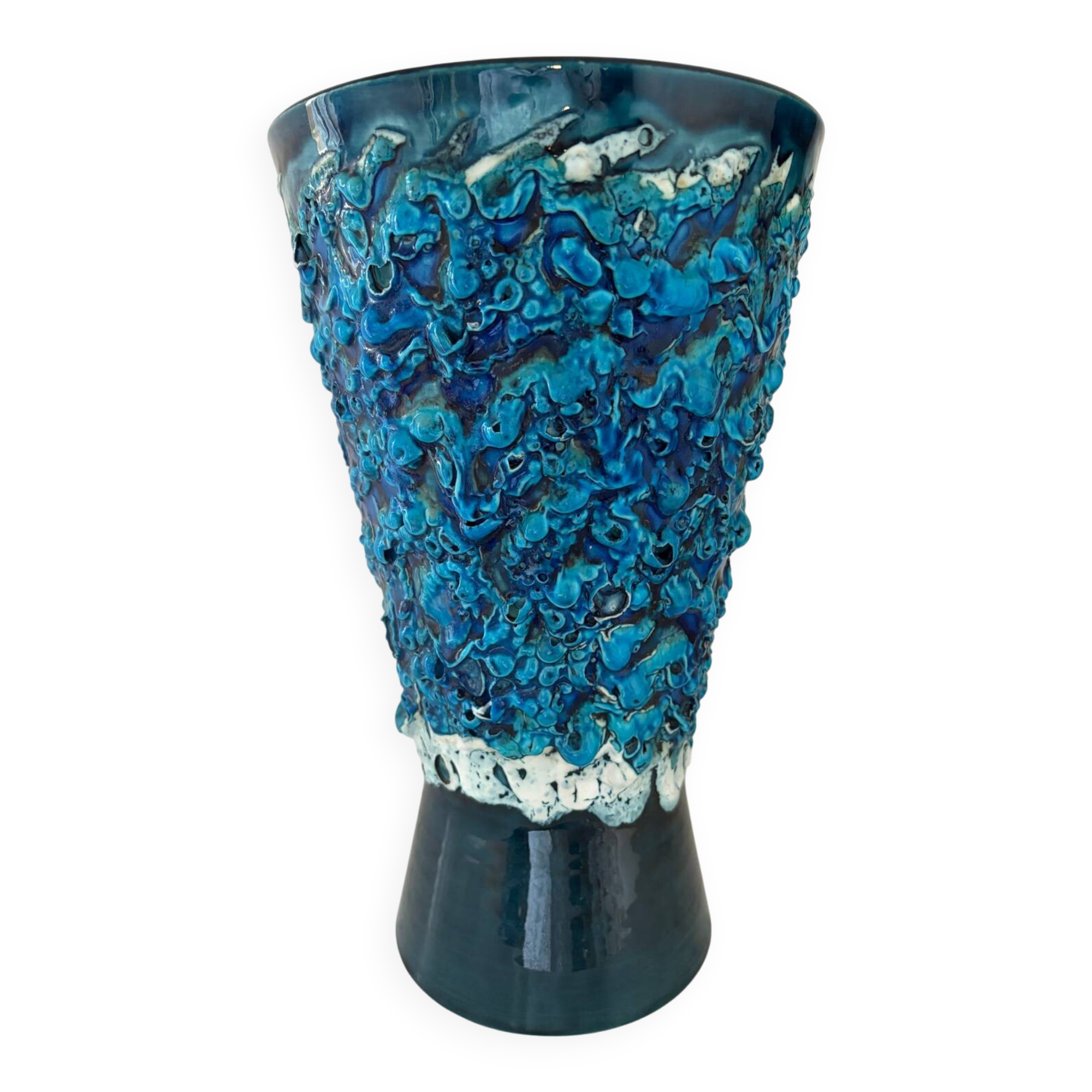 Fat Lava Vase Vallauris