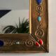 Miroir en céramique XXe par François Lembo