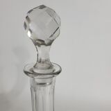 Service 9 wine glasses and 2 decanters in Baccarat crystal Nancy model