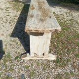 Solid wood farm bench patinated dp 08233210