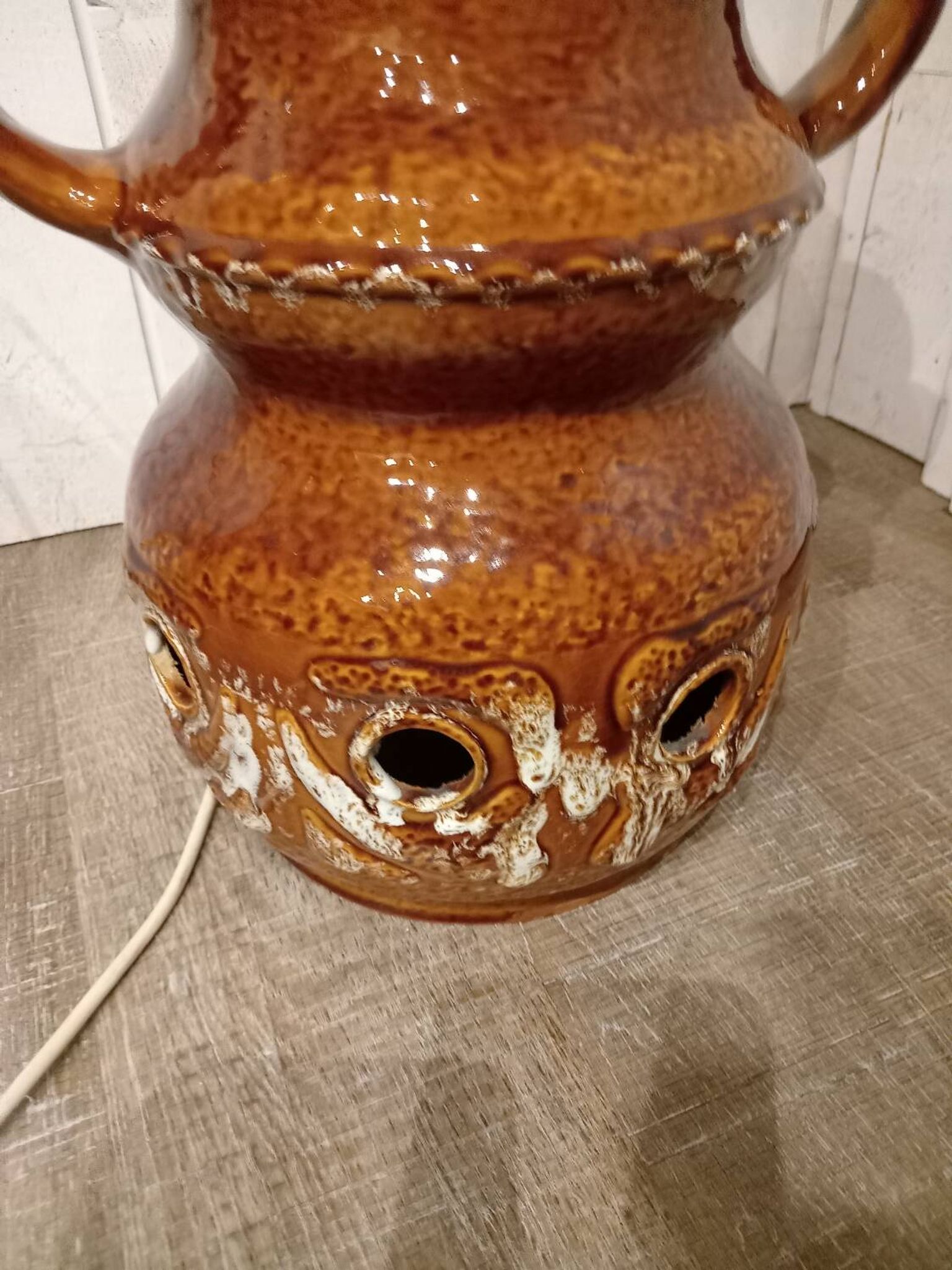 Lampe de sol années 7