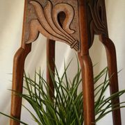 Oak stool from the early 20th century 110 x 46