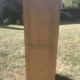Vintage 1960s wooden school locker