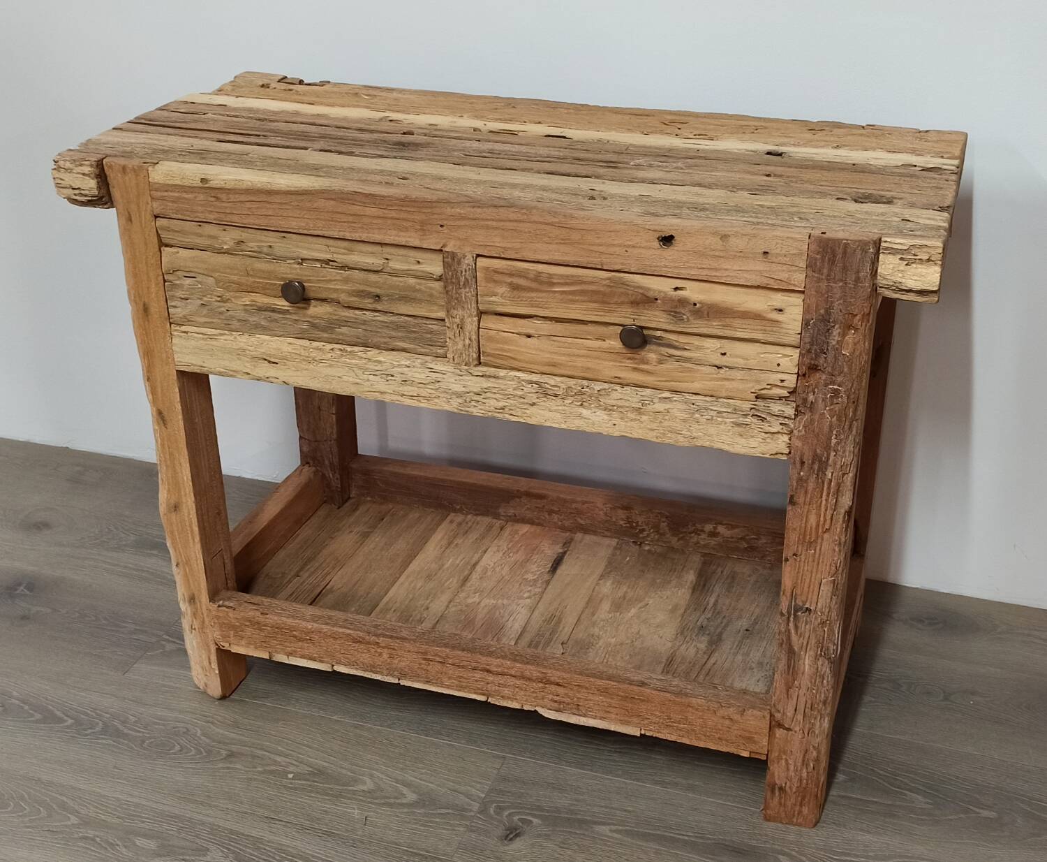 Small wooden console