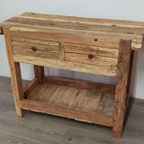 Small wooden console
