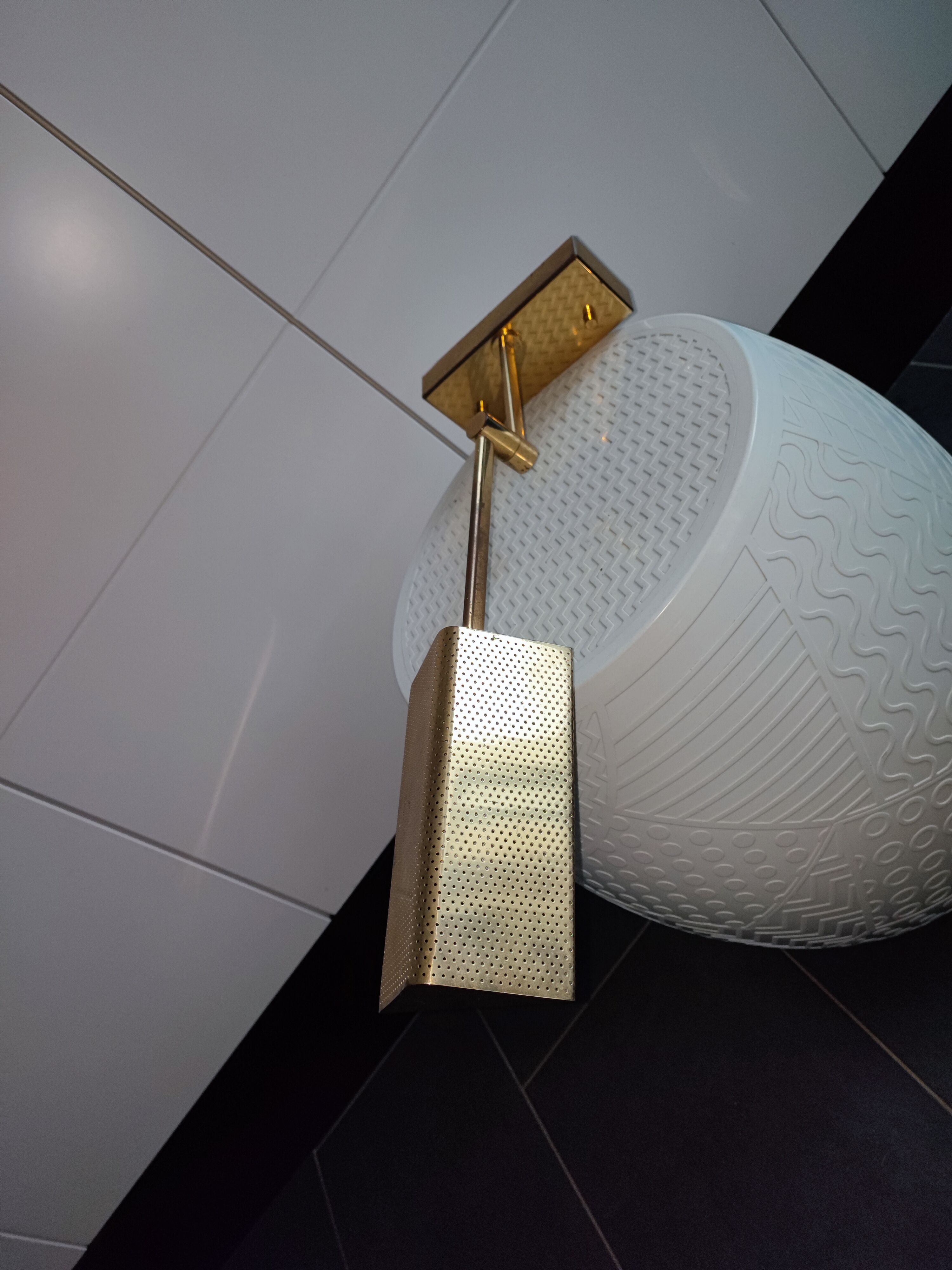 Brass wall or reading light