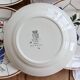 6 vintage flat plates faience Saint-Amand model Maurice – Flora decor