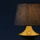 Yellow Ceramic Table Lamp by Hasle Keramik, Denmark, 1970s