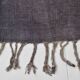 Tapis kilim turc gris 2x8 pour couloir, 56x244 cm