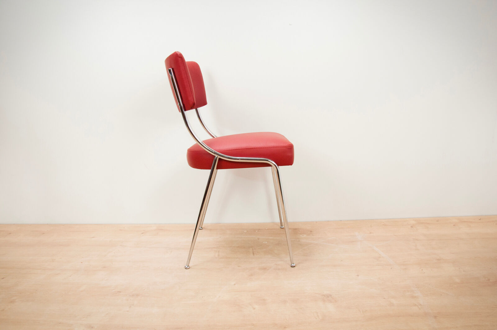 Italian Chrome Dinning Chairs, 1950s, Set of 2