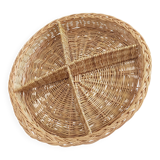 Rustic French Provence Wicker Basket Centerpiece / Vide-Poche – Mid 20th Century