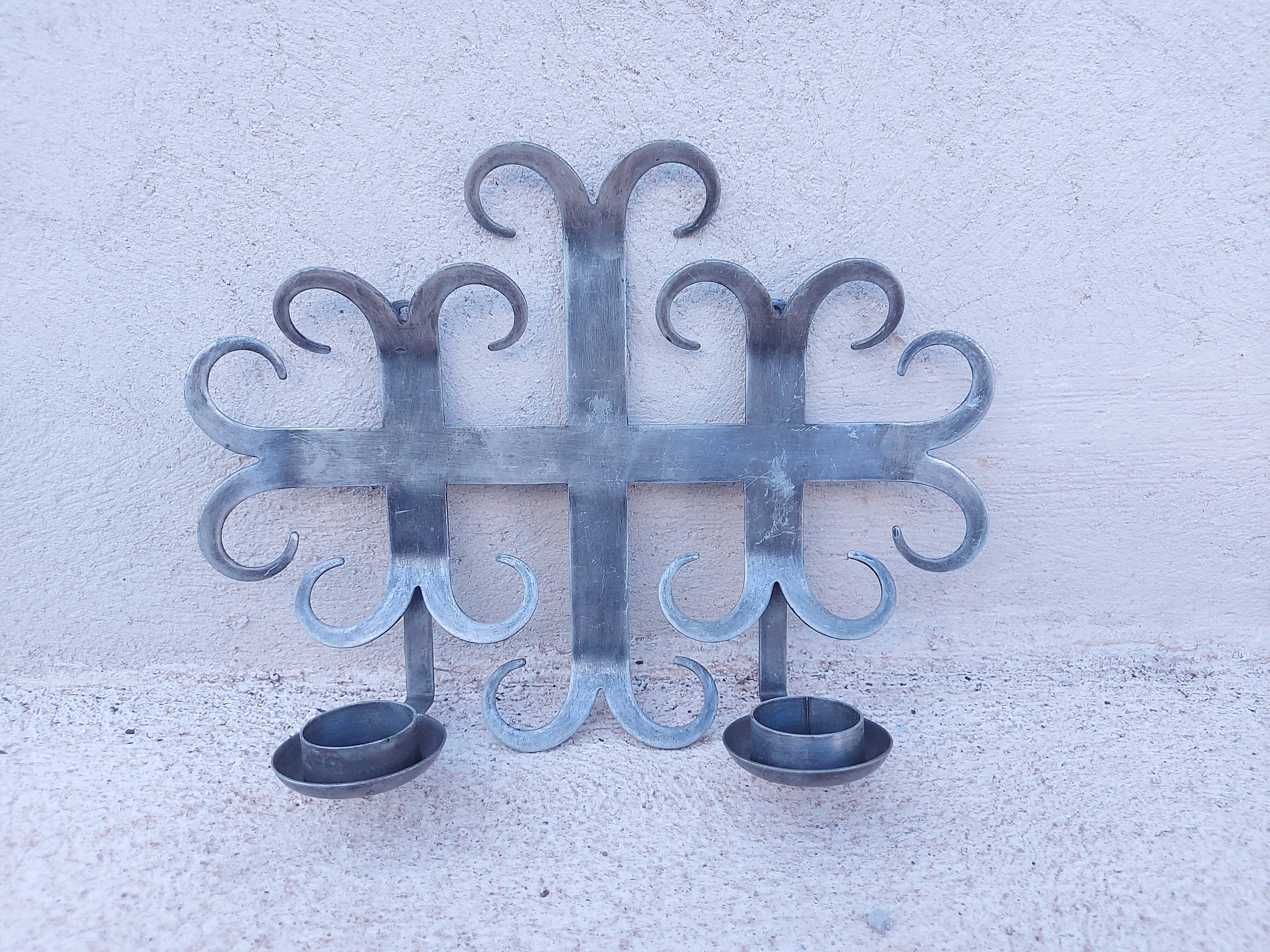 Vintage Scandinavian candle holder, Sweden town of Eskiltuna