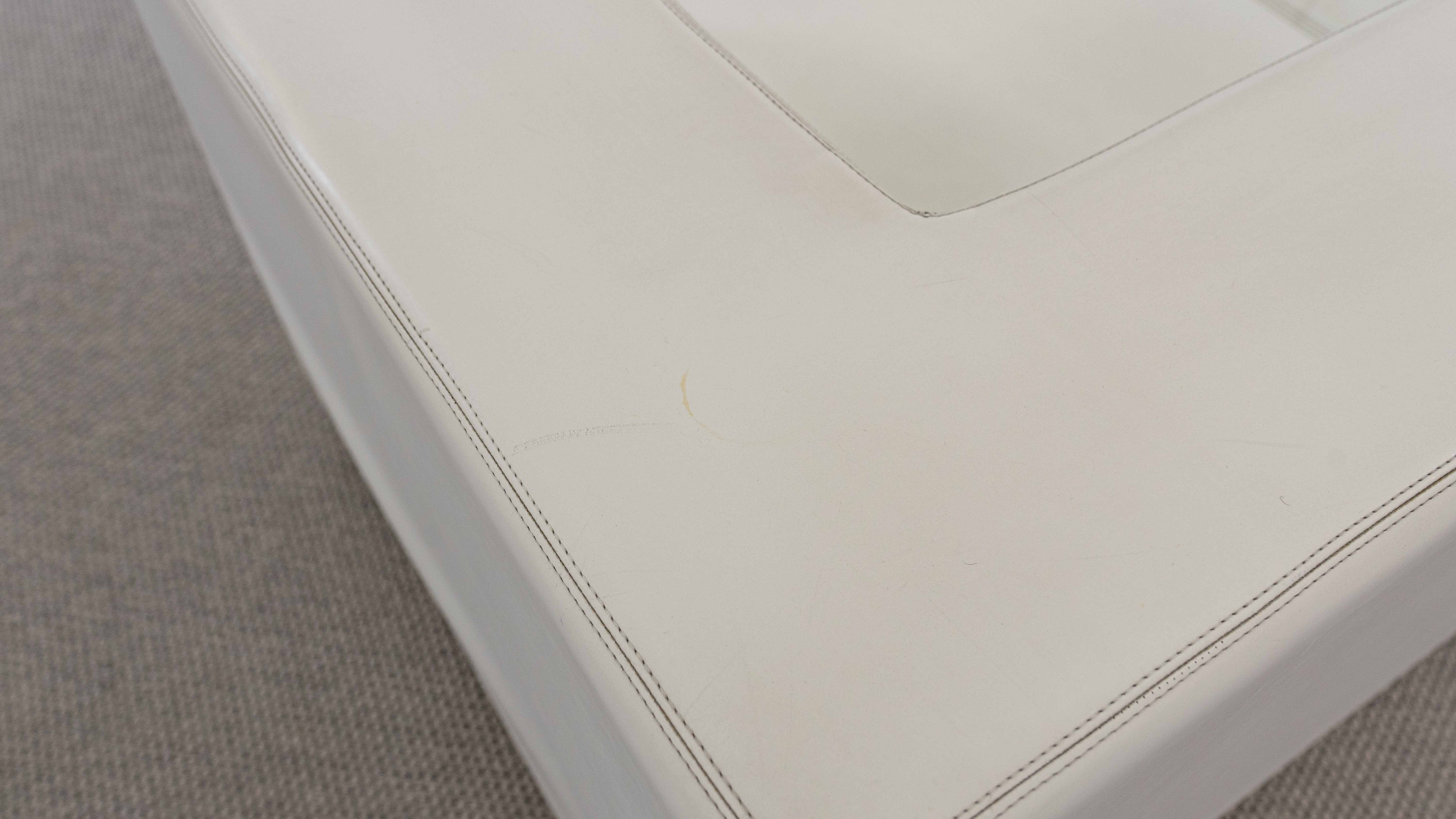 Throw Away Sofa by Willie Landels for Zanotta 1965 in white vinyl