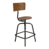 Tabouret haut industriel hauteur réglable